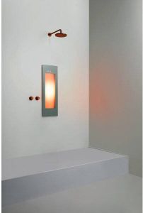 Sunshower Round Small Plus infrarood en UV licht inbouw 95x33x10cm Grey S0600-S0103