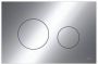 TeCe Loop wcbedieningsplaat van kunststof voor duospoeltechniek 220 x 150 x 5 chroom glanzend 9240921 - Thumbnail 1