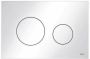 TeCe Loop wcbedieningsplaat van kunststof voor duospoeltechniek 220 x 150 x 5 kleur wit 9240920 - Thumbnail 1