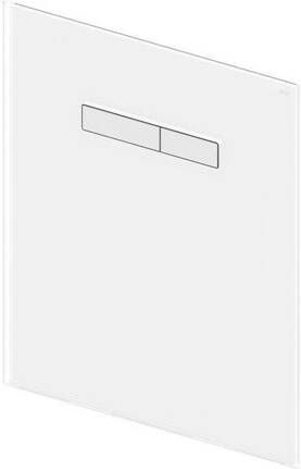 TeCe Lux bedieningsplaat glas wit toetsen wit 9.650.000