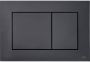 TeCe Now bedieningsplaat kunststof duospoeltechniek bediening voor of bovenzijde 220x150x5 mm kleur zwart mat 9.240.407 - Thumbnail 2