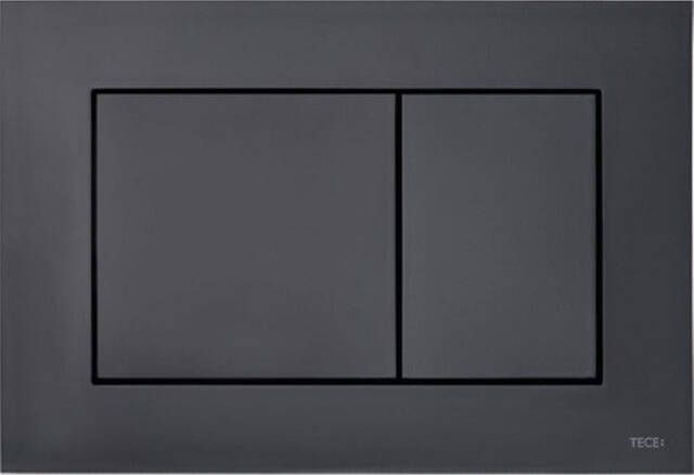 TeCe Now bedieningsplaat voor duospoeltechniek mat zwart 9240407