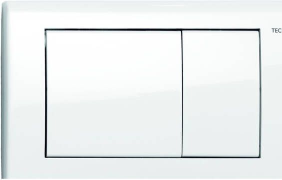 TeCe Planus bedieningsplaat voor duospoeltechniek glanzend wit 9.240.324
