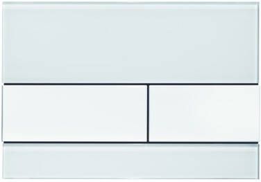 TeCe Square duwplaat wit glas knoppen wit 9.240.800