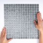 The Mosaic Factory Amsterdam mozaïektegel 32.2x32.2cm wand en vloertegel Vierkant Glas Grey Mat GM06 - Thumbnail 1