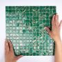 The Mosaic Factory Amsterdam mozaïektegel 32.2x32.2cm wand en vloertegel Vierkant Glas Medium Green glans GMG721 - Thumbnail 1