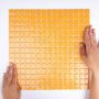 The Mosaic Factory Amsterdam mozaïektegel 32.2x32.2cm wand en vloertegel Vierkant Glas Orange Mat GM41 - Thumbnail 1