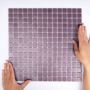 The Mosaic Factory Amsterdam mozaïektegel 32.2x32.2cm wand en vloertegel Vierkant Glas Purple Mat GM20 - Thumbnail 1