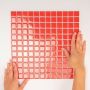 The Mosaic Factory Barcelona mozaïektegel 30x30cm wandtegel Vierkant Porselein Red Glans AF230053 - Thumbnail 1