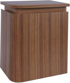 Thebalux Epoch Toiletmeubel 36x35x41cm ronding links hoek rechts 1 deur topblad zonder kraangat Roquebrun 9TT35136R