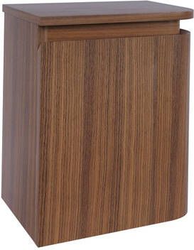 Thebalux Epoch Toiletmeubel 36x35x41cm ronding rechts hoek links 1 deur topblad zonder kraangat Roquebrun 9TT35137R