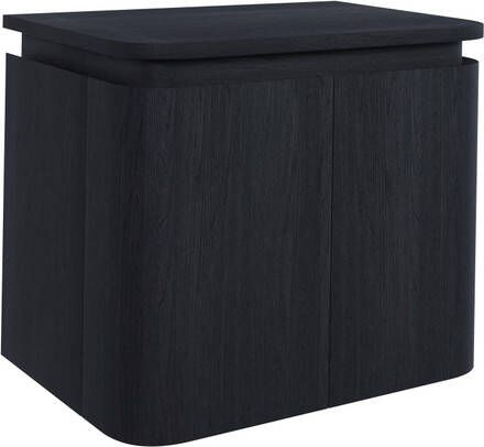 Thebalux Epoch Toiletmeubel 51x35x41cm ronde hoeken 2 deuren topblad zonder kraangat Chocolate 9TT50135C