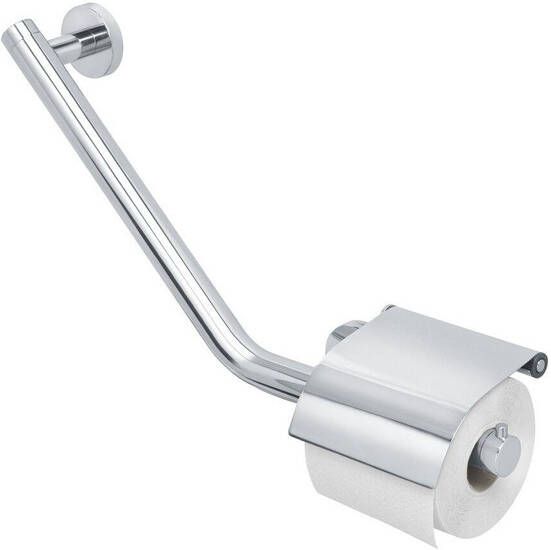 Tiger Boston Comfort & Safety Wandbeugel met toiletrolhouder RVS gepolijst Links 40.4x24.1x8cm 299120346