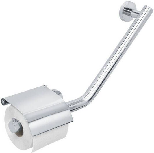 Tiger Boston Comfort & Safety Wandbeugel met toiletrolhouder RVS gepolijst Rechts 40.4x24.1x8cm 299150346