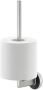 Tiger Cooper Reserverolhouder 2 rollen geborsteld RVS zwart 800225 - Thumbnail 2