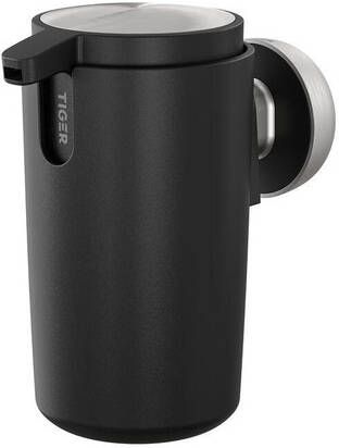 Tiger Cooper Zeepdispenser 175 ml Zwart RVS geborsteld 800236