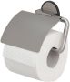 Tiger Tune Toiletrolhouder met klep zelfklevend geborsteld RVS zwart 1326630946 - Thumbnail 2
