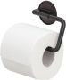 Tiger Tune toiletrolhouder exclusief klep 15x10 cm geborsteld RVS zwart - Thumbnail 2