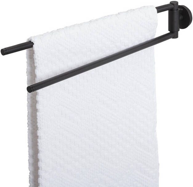 Tiger Urban Handdoekhouder dubbel draaibaar rond zwart 1316330746