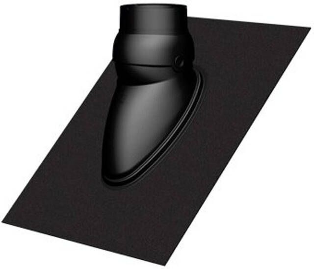 Ubbink Ubiflex dakdoorvoerpan universeel 131mm 15 55° incl. glijschaal zwart