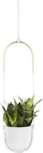 Umbra Bolo plantenhanger 19x62cm keramiek wit 1009571-660
