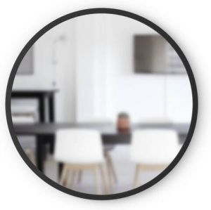 Umbra Hub Spiegel 61x61x3cm glas zwart 1008243-040