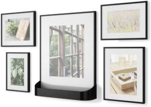 Umbra Matinee fotolijst 9x39x31cm met opbergruimte staal zwart 1014372-040