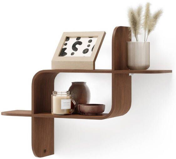 Umbra Shelf wandrek 62x15x47cm licht walnoot 1017571-1055 - Foto 2