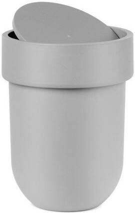 Umbra Touch Afvalbak 19x19x30cm 6 liter met deksel Grijs 023269-918