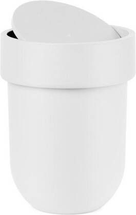 Umbra Touch Afvalbak 19x19x30cm 6 liter met deksel Wit 023269-660