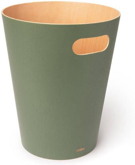 Umbra Woodrow Afvalbak 23x23x28cm 7.5 liter Groen 082780-1095