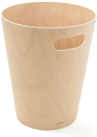 Umbra Woodrow Afvalbak 23x23x28cm 7.5 liter naturel 082780-390