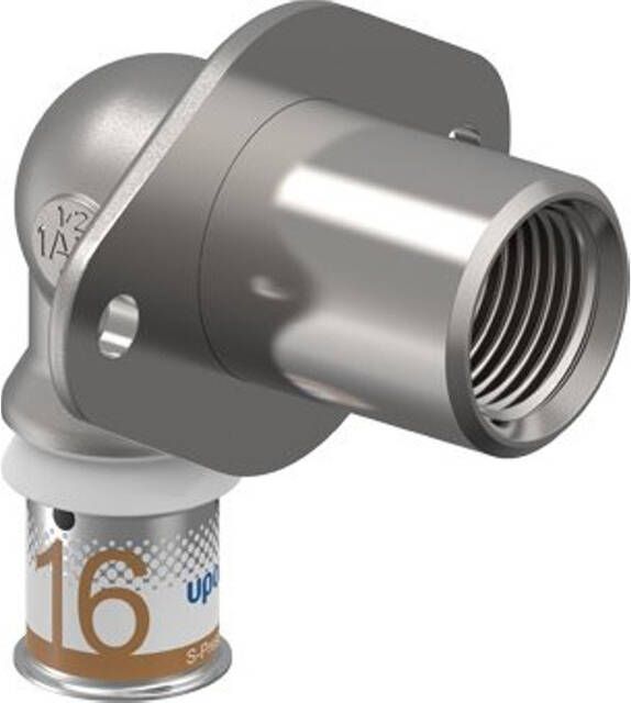 Uponor GmbH (Nathan) Uponor S-Press Plus Aqua pers wanddoorvoer haaks 16mmx1 2"bi L=25