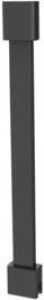 Van Rijn Products ST01 Stabilisatiestang Plafondbevestiging 75cm Zwart ST01PLZW