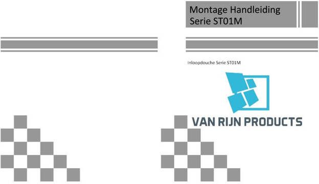 Van Rijn Products ST01 vaste wand 30x200cm helder glas met satijnbaan dikte 8mm stabilisatiestang muurprofiel Chroom ST0150030GSCHM
