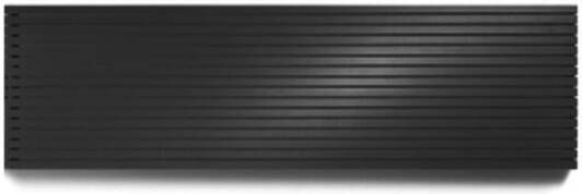 Vasco Carre CPHN1 designradiator enkel 1600x475mm 888 watt zwart 111331600047500180300-0000