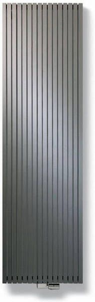 Vasco Carre Plus designradiator 1800x415mm 1485W aansluiting 1188 antraciet (M301) 1121004151800118803010000