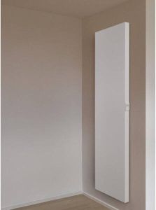 Vasco E-PANEL elektrische Design radiator 60x200cm 1750watt Staal Traffic White 113410600200000009016-0000