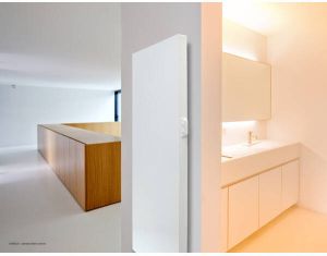 Vasco E-PANEL elektrische Design radiator 60x60cm 750watt Staal Wit 113390600060000009010-0000