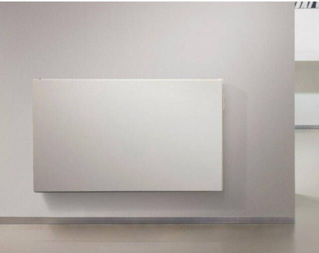 VASCO E panel EP H FL elektrische radiator 1500W wandmodel horizontaal schakelklok hxbxd 600x1001x73mm wit RAL9016