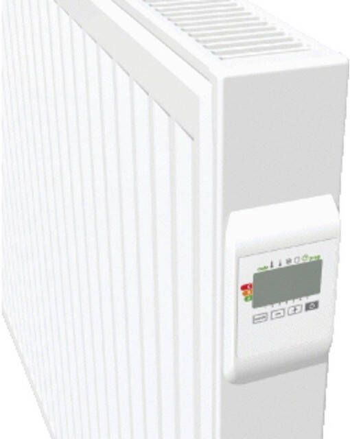 Vasco E panel h rb elektrische paneelradiator 60x100cm 1250watt Staal Traffic White 113401000060000009016-0000