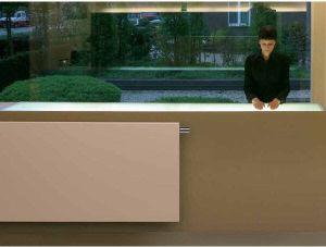 Vasco Niva NH2L2 designradiator dubbel 1278x950mm 2403 watt wit structuur 111951278095000980600-0000