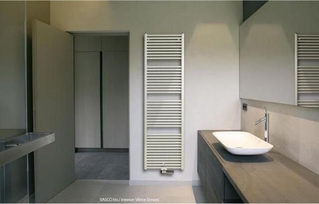 Vasco Iris hdm radiator 195.4x90x3.2cm n50 as=1188 1978w wit ral 9016 388090195lb1000