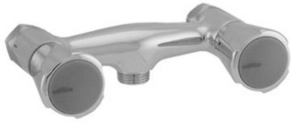 VENLO Nimbus II Messing Eco douchemengkraan tweegreeps 120mm chroom F3056AA