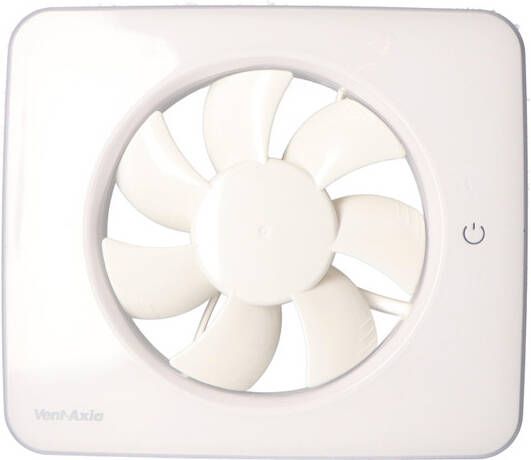 VENT-AXIA Vent Axia Slimme ventilator met geurdetectie Svensa 19dB(A ) 140m' u touch screen App gestuurd incl. adapter en designfont