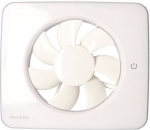 VENT-AXIA Vent Axia Slimme ventilator met geurdetectie Svensa 19dB(A ) 140m' u touch screen App gestuurd incl. adapter en designfont