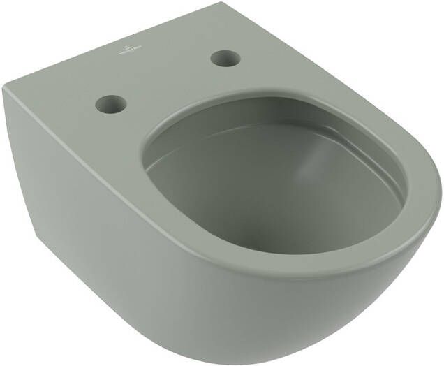Villeroy & Boch Antao Diepspoelcloset zonder spoelrand wandhangend met TwistFlush Morning Green CeramicPlus 4674t0r8