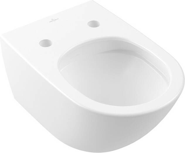 Villeroy & Boch Antao Diepspoelcloset zonder spoelrand wandhangend met TwistFlushmat stone white (wit) CeramicPlus 4674t0rw