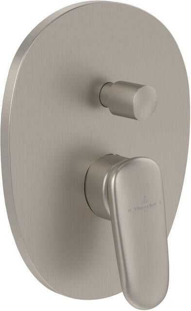 Villeroy & Boch Antao Eengreeps inbouwkraan Matt Brushed Nickel (RVS) TVT11100100064