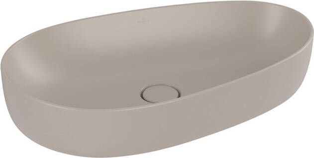 Villeroy & Boch Antao Opzetwastafel 65 x 40 x 14.6 cm Almond CeramicPlus zonder overloop 4a7465am